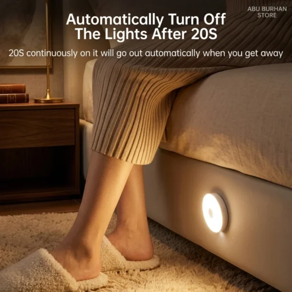 USB Induction Night Light - Auto & Flashlight Mode for Convenience