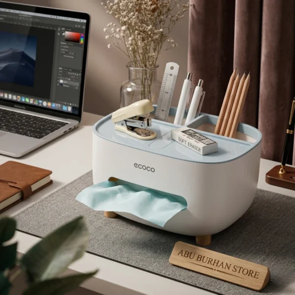 White Tissue Box for Home Office Car